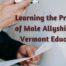 Vermont Educator Male Allyship